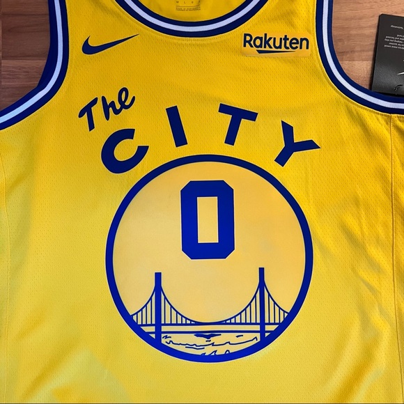 Nike D’Angelo Russell Golden State Warriors The City Swingman Jersey Men - Picture 2 of 9